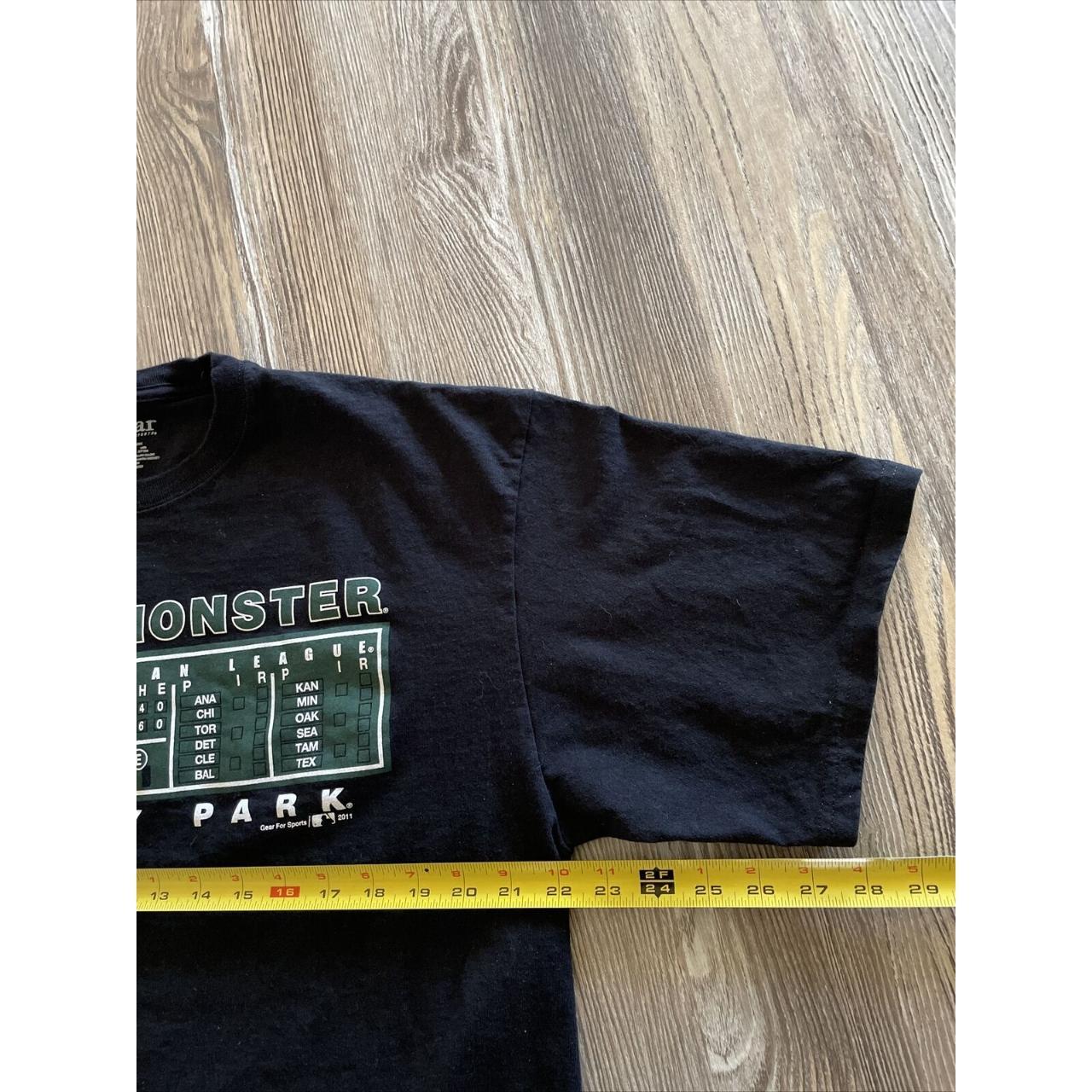 2011 Black Fenway Park Green Monster T shirt Sz - Depop