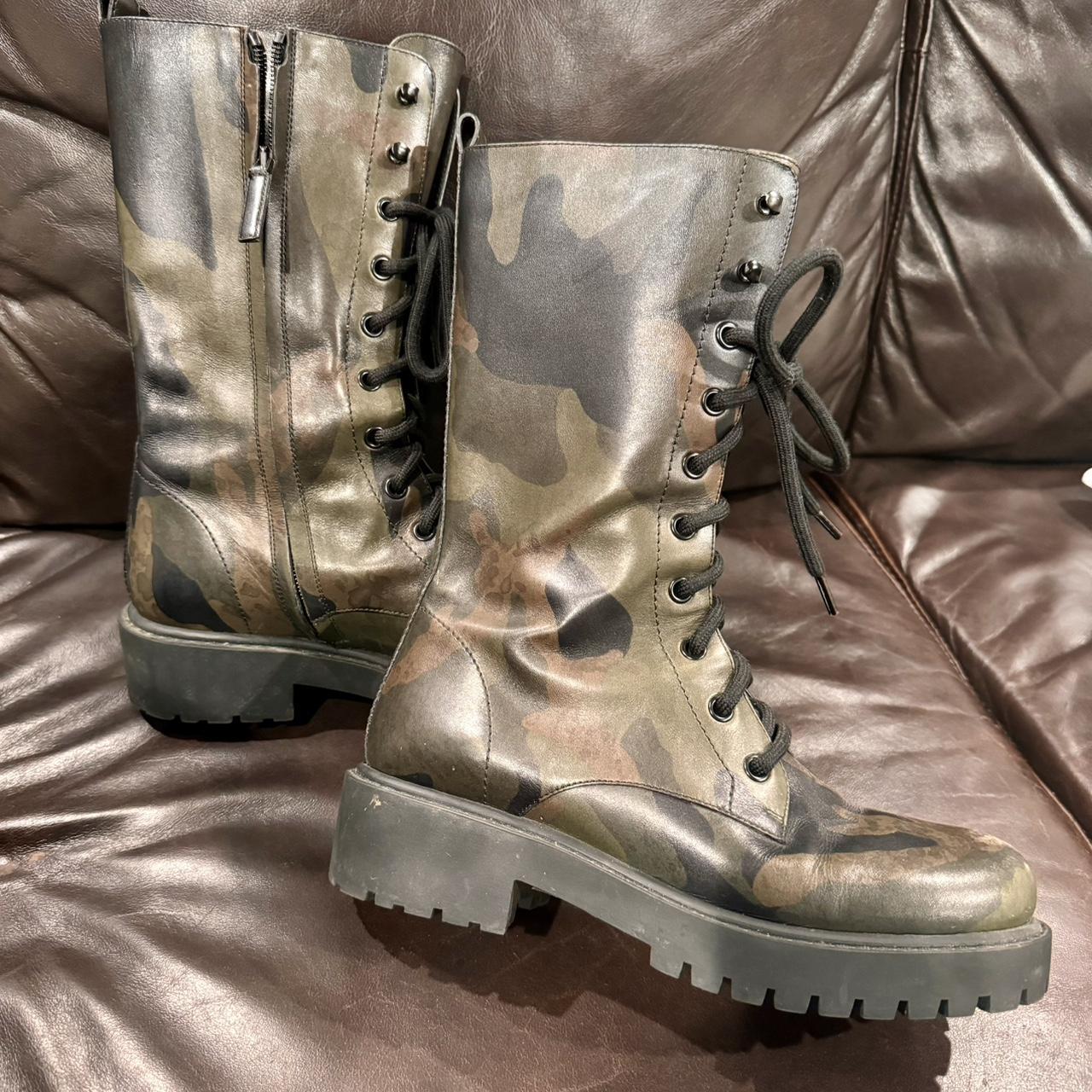 Michael kors boots womens sales green