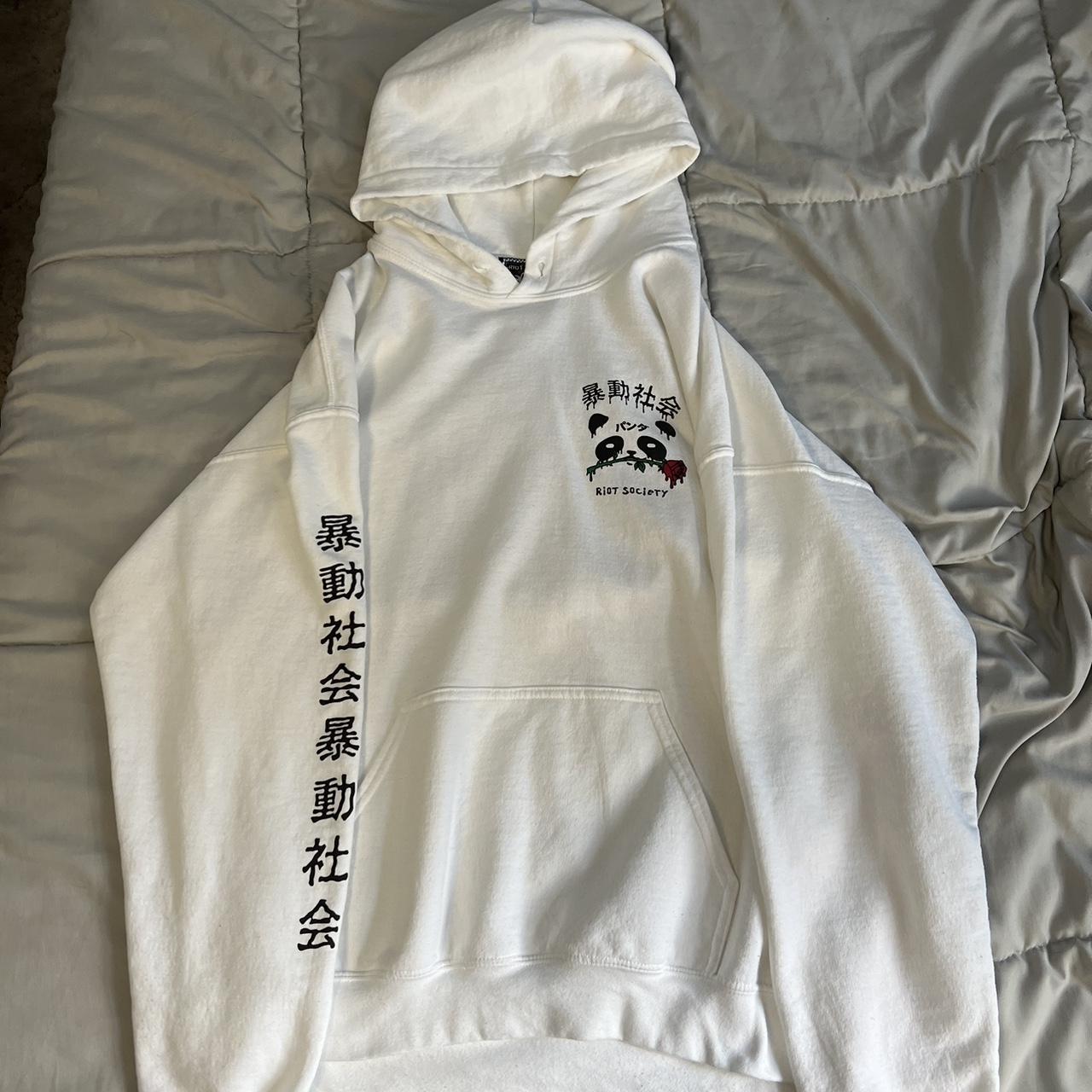 Riot society panda online rose hoodie