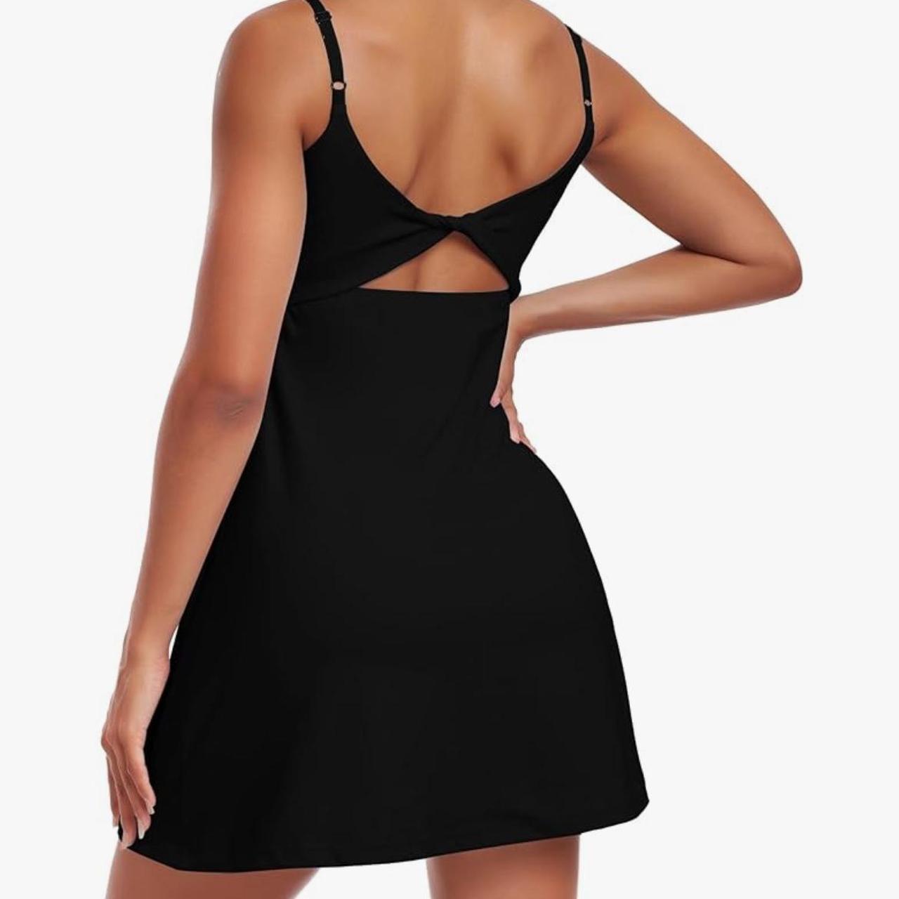  Vertvie Tennis Dress for Women Workout Backless Tennis