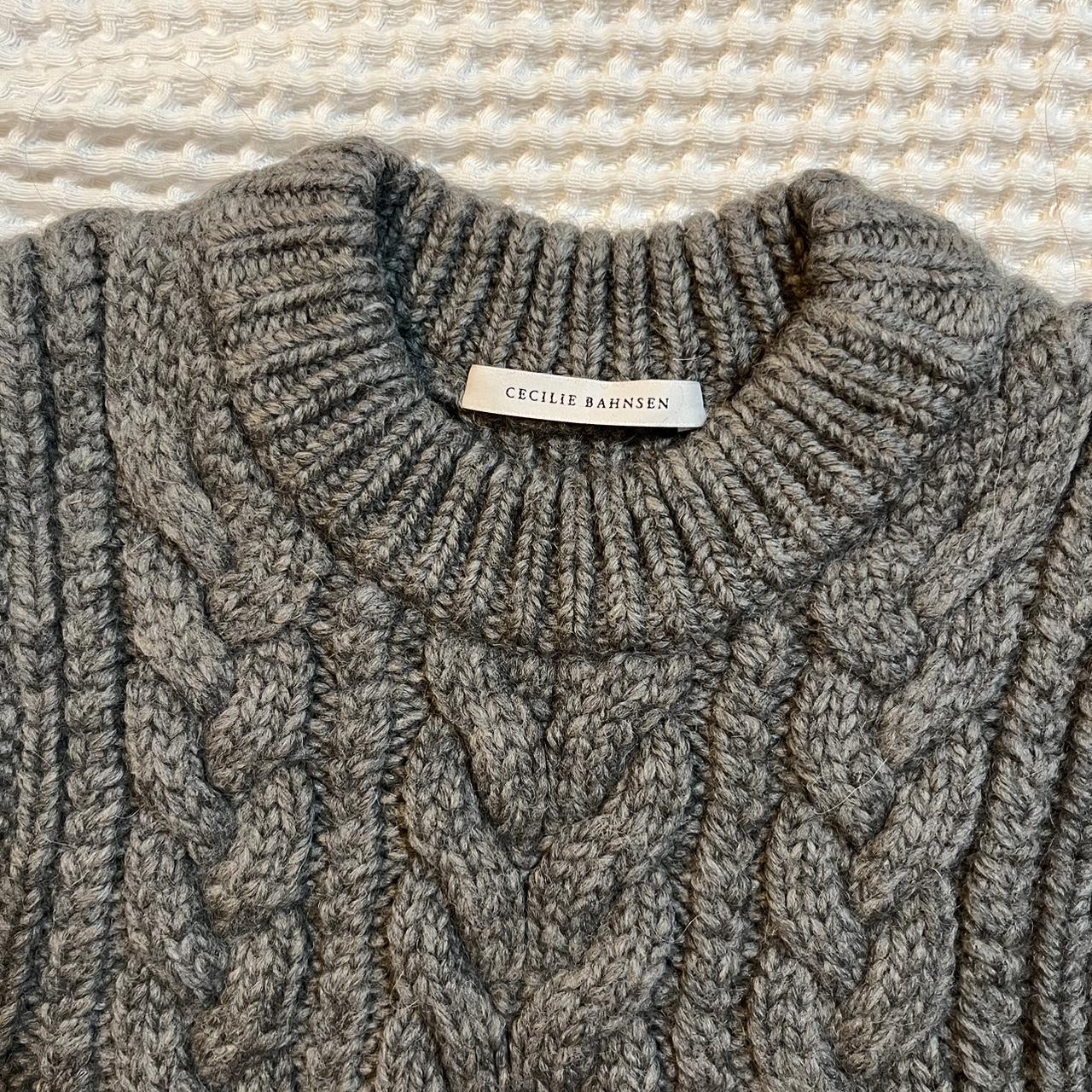 Cecilie Bahnsen Cable Knit Vest Retails for | Depop