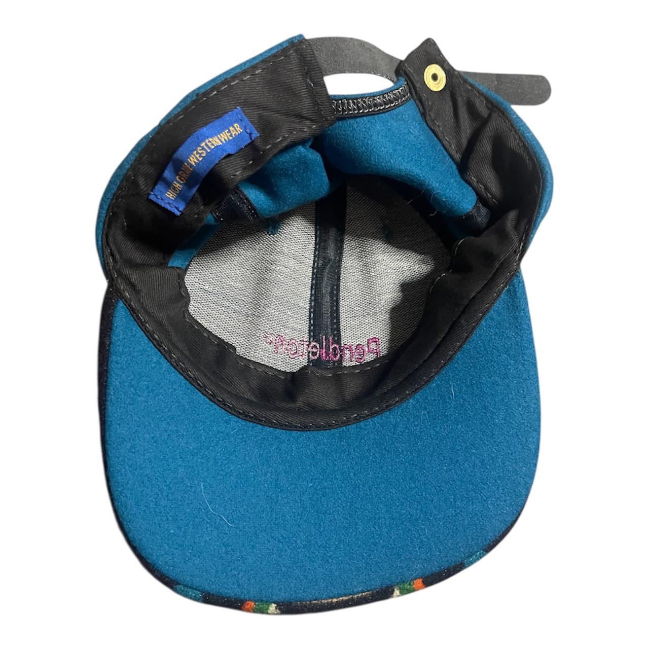 Pendleton Men's Hat - Blue/Multi – Rare vintage 9… - image 2
