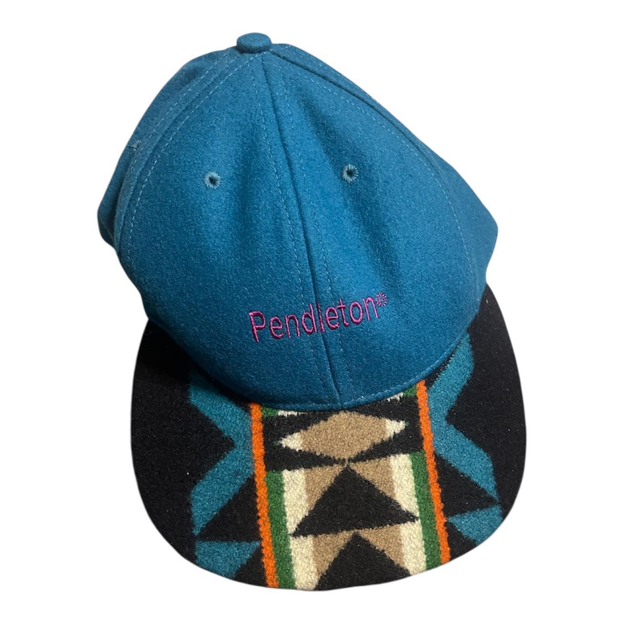 Pendleton Men's Hat - Blue/Multi – Rare vintage 9… - image 1