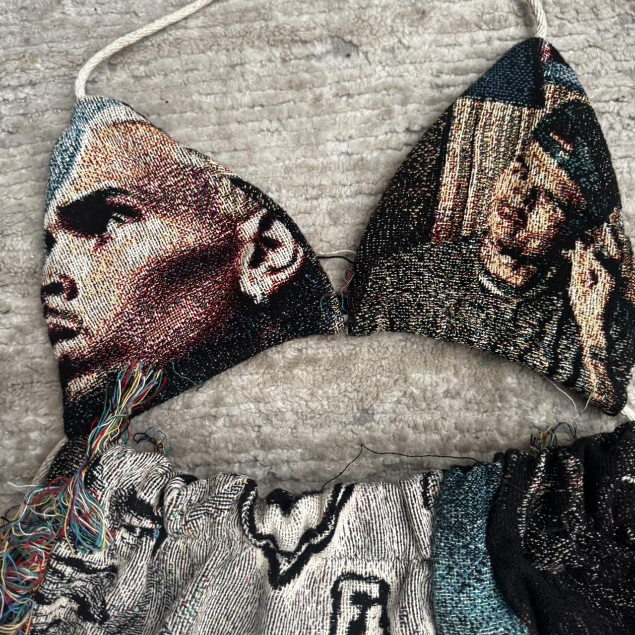 Women's Top - Multi/Black – Unique patchwork top … - image 2