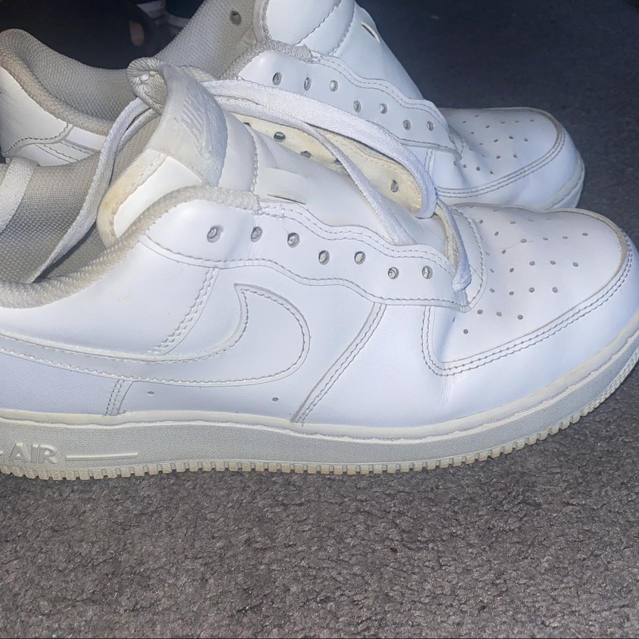 Very used air force ones, missing metal piece, no box - Depop