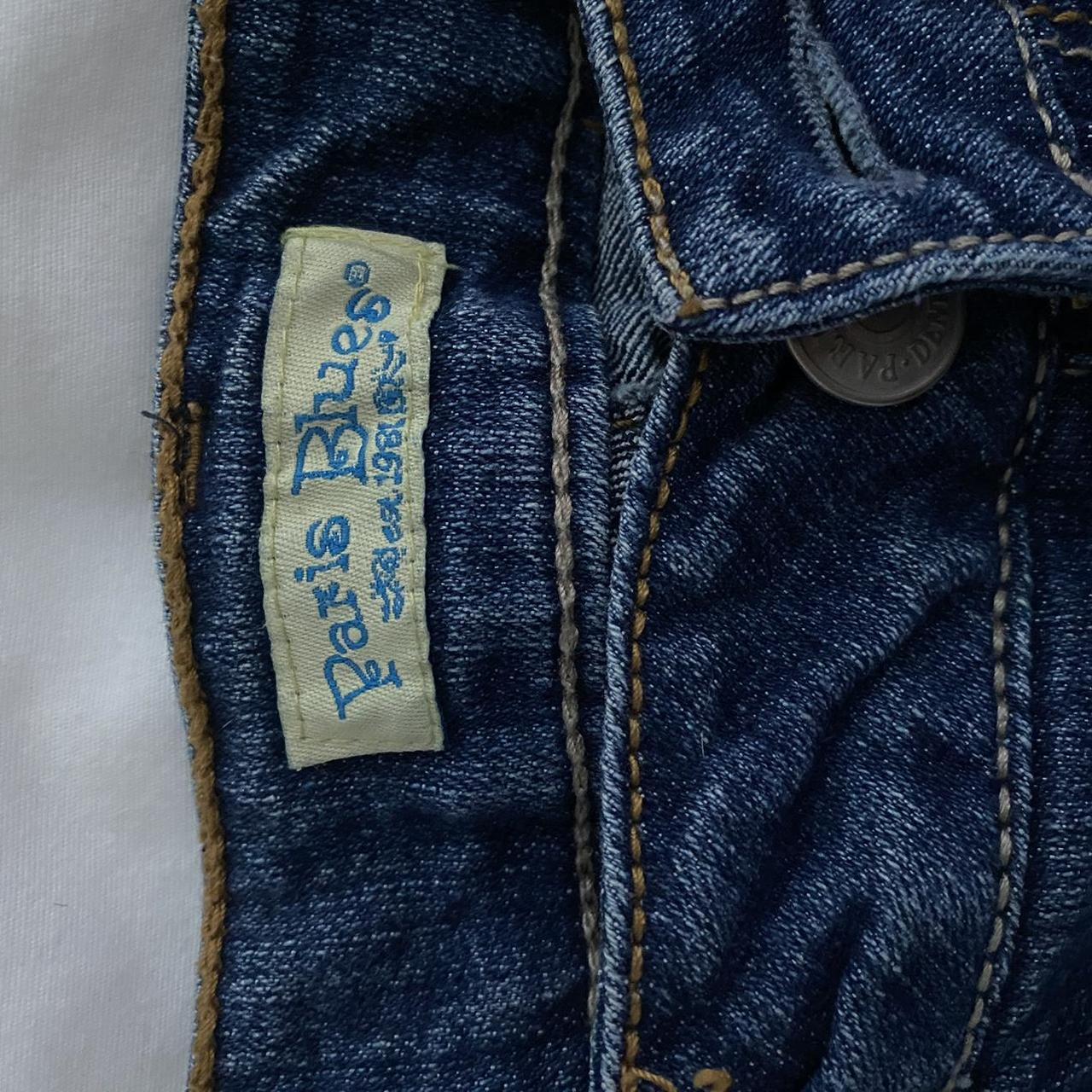 paris blues vintage jeans size 9 no noticeable... - Depop