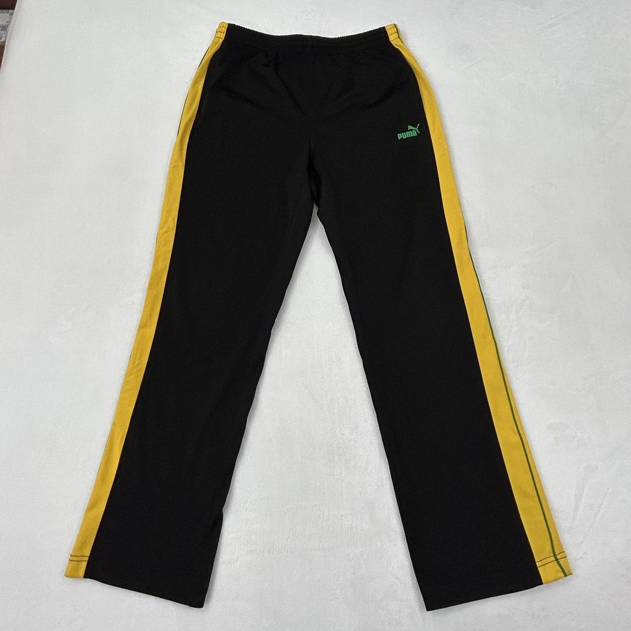 Black and yellow cheap joggers mens