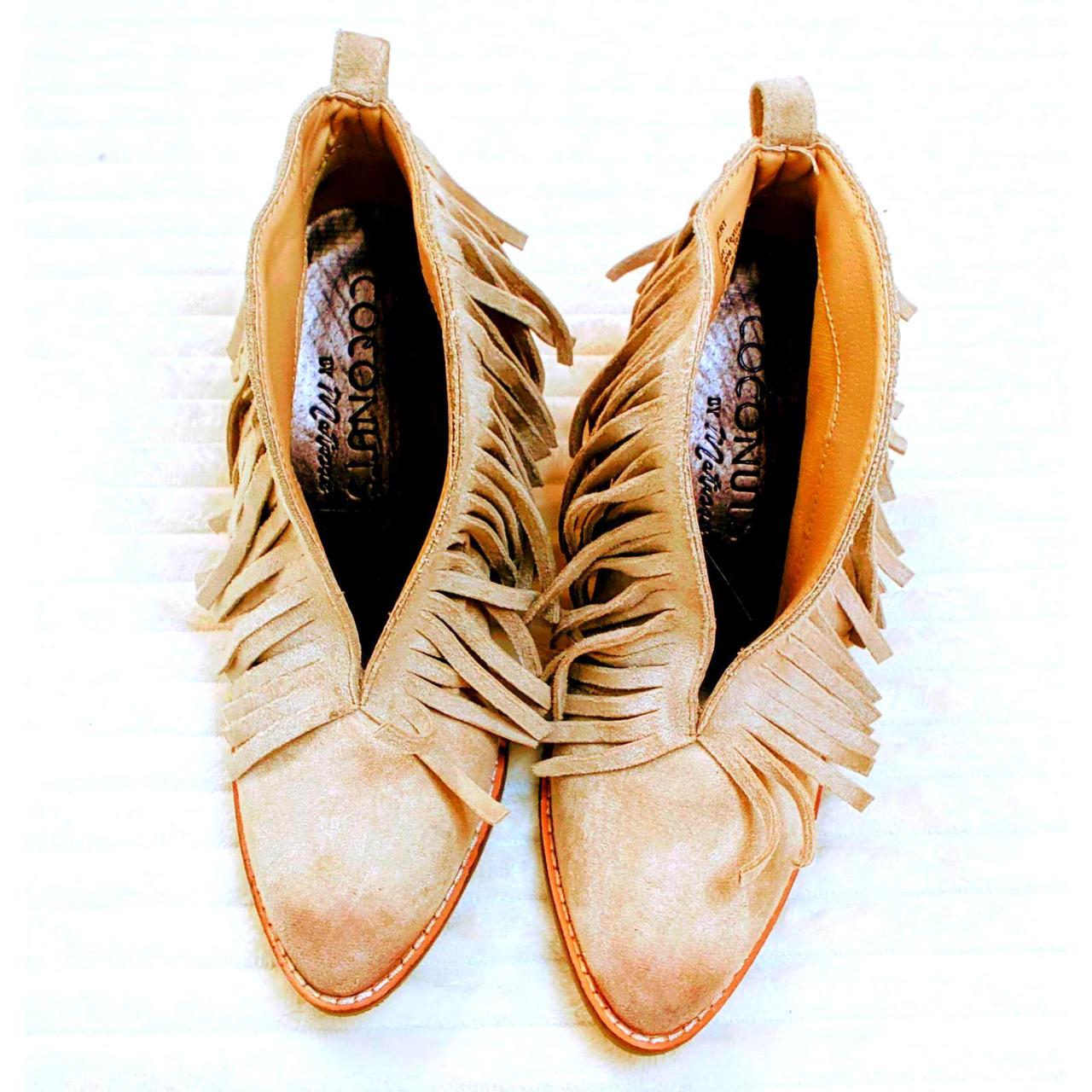 Coconut fringe cheap boots