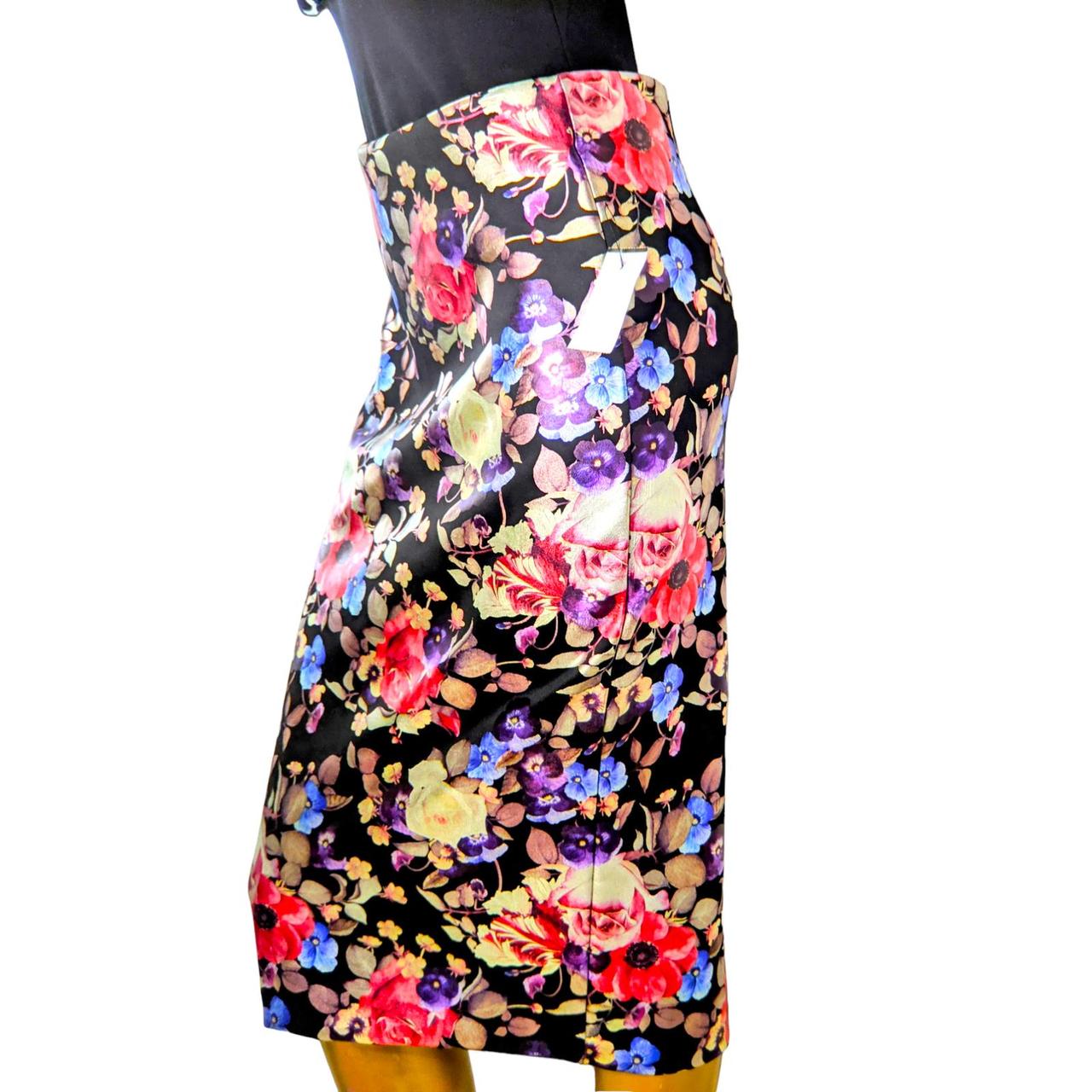 Eci floral pencil skirt hotsell