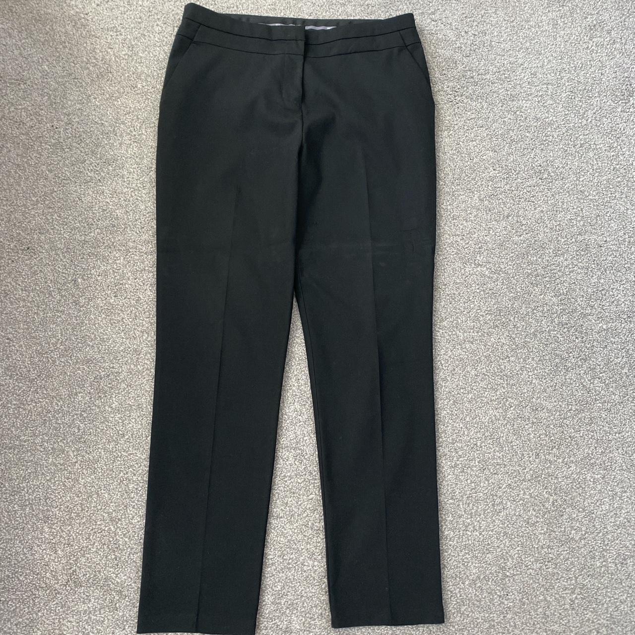 M&S (Marks and Spencer) collection black trousers... - Depop