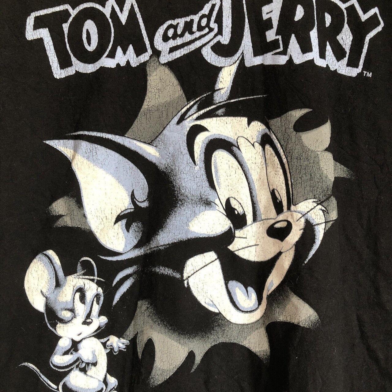 TOM & JERRY Graphic Cartoon USA Vintage T-Shirt... - Depop