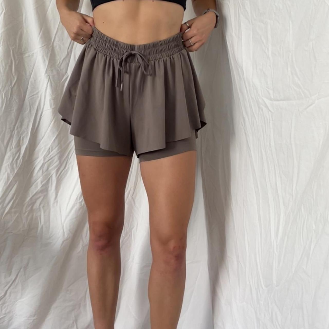 Running shorts with biker shorts underneath hot sale