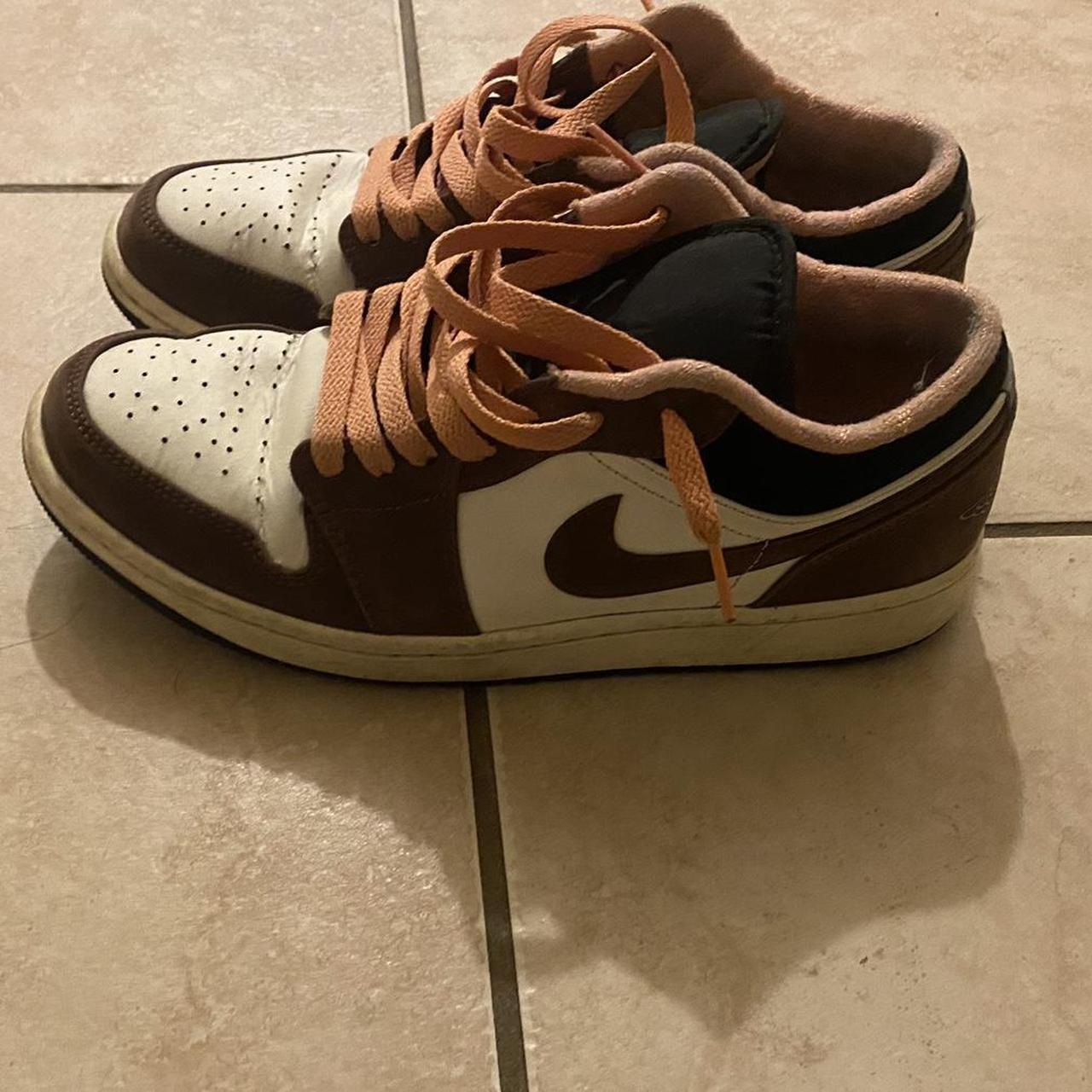 Nike air jordan 1 low mocha creased but everything... - Depop