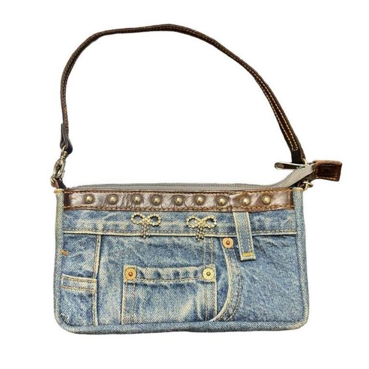 バッグ Y2K denim vintage shoulder bag mode 00s DHgate.com:Y2K Denim Shoulder Bag - Vintage Punk Grunge