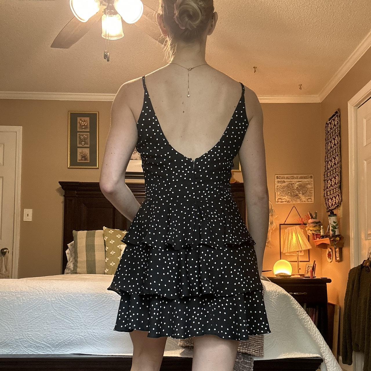 Forever 21 black hot sale polka dot dress