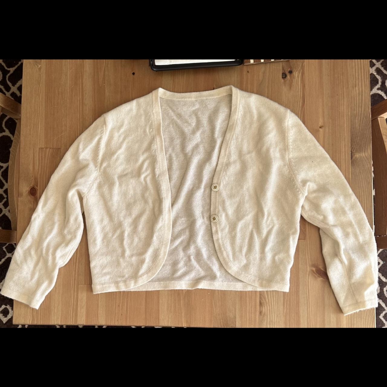 chanel crop sweater