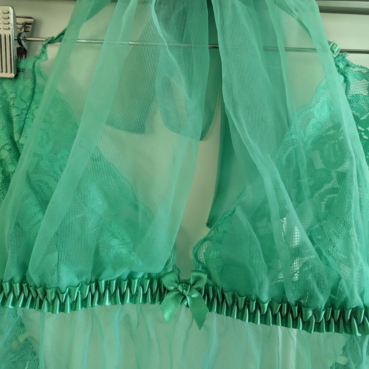 Frederick's of Hollywood Women's Green Underwear Depop