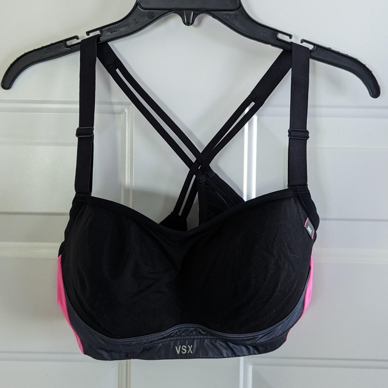 Victoria's Secret sports bra. Size 36C, adjustable - Depop