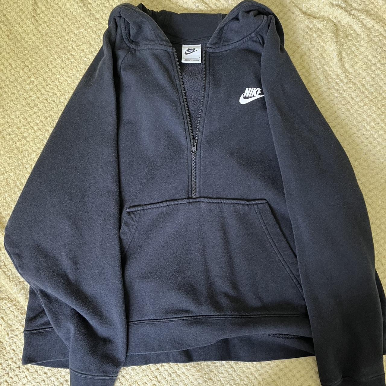 Nike Women's Black Hoodie | Depop