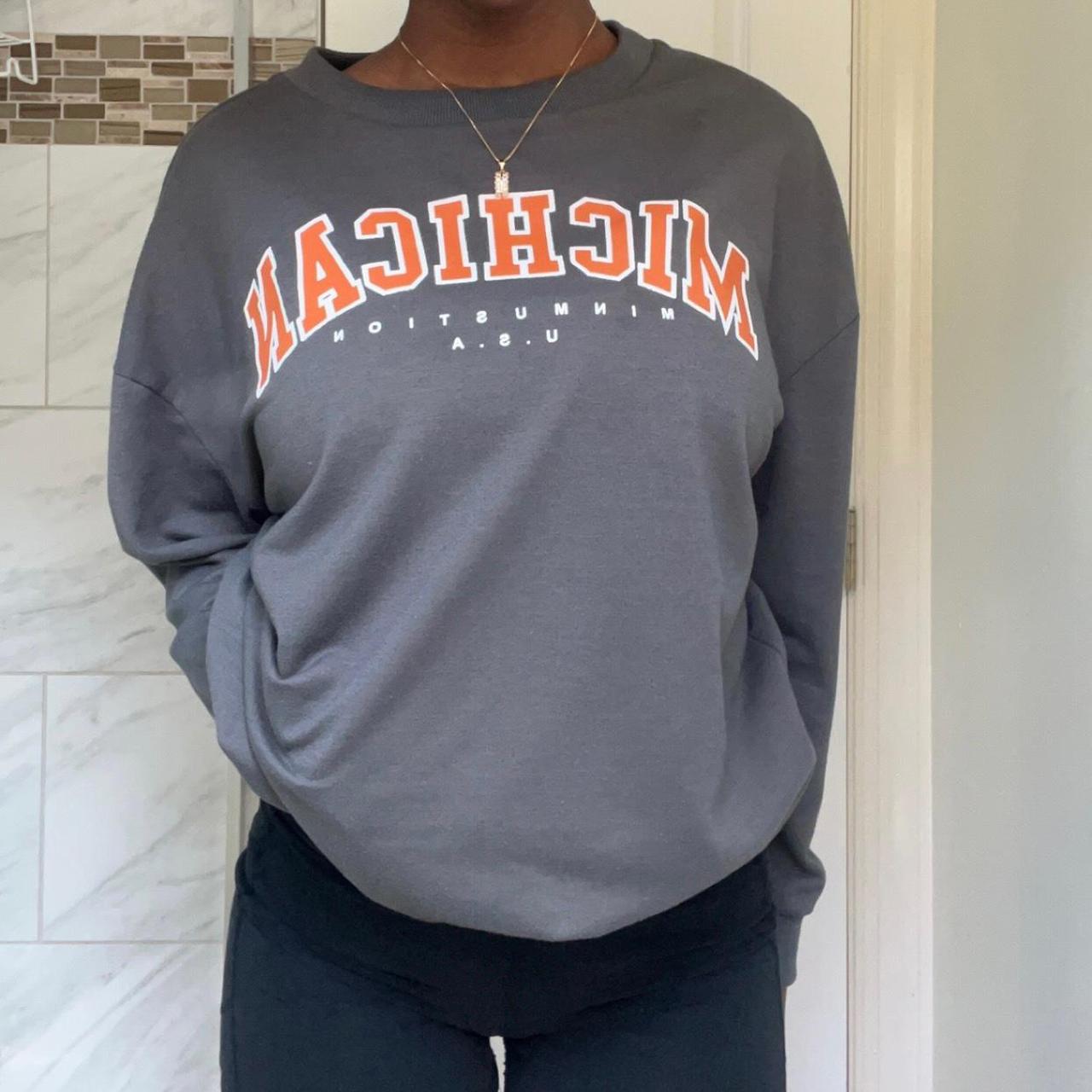 Michigan best sale sweatshirt missguided