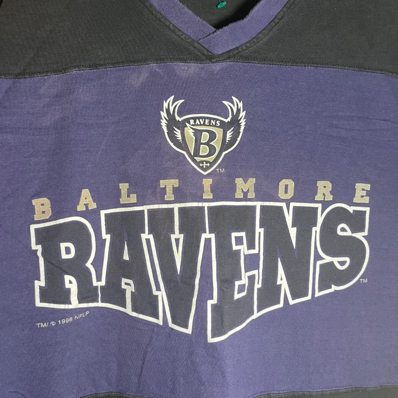 1996 Baltimore Ravens vintage T-shirt Size L fits - Depop