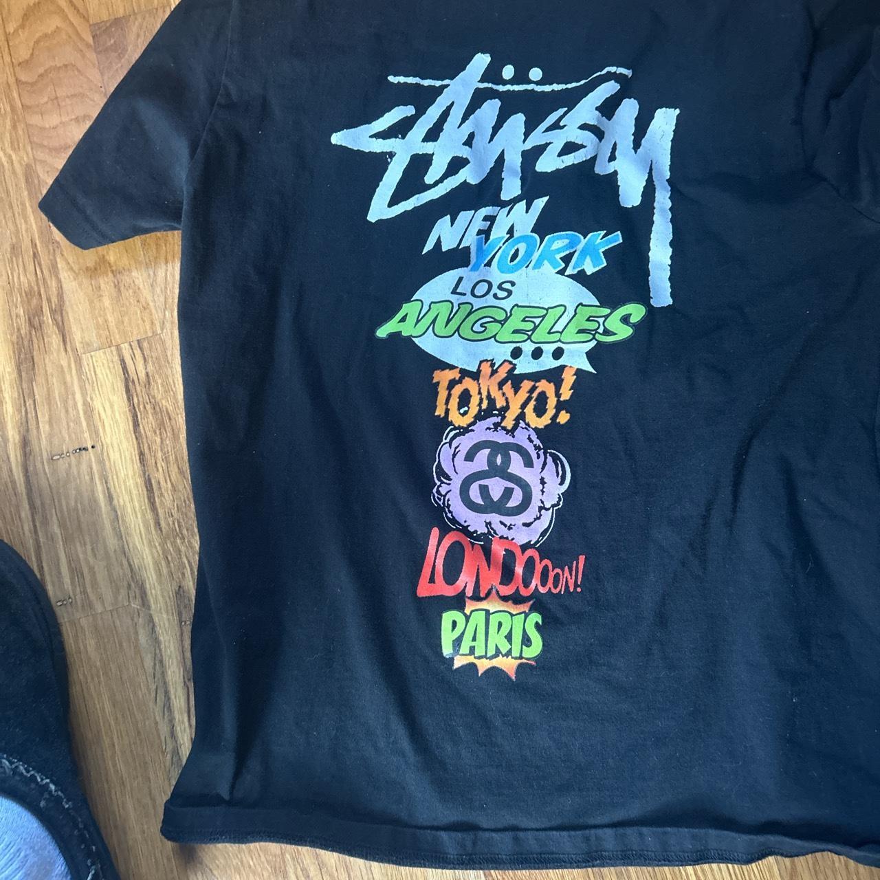 Stussy T shirt Men’s graphic tee Size L - Depop