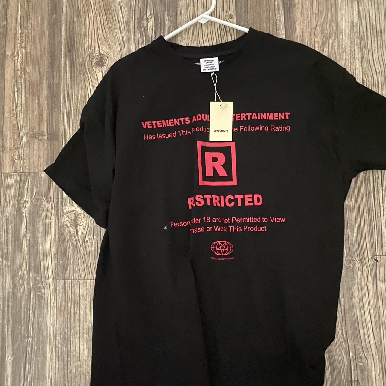 Vetements shirt brand new with tags - Depop