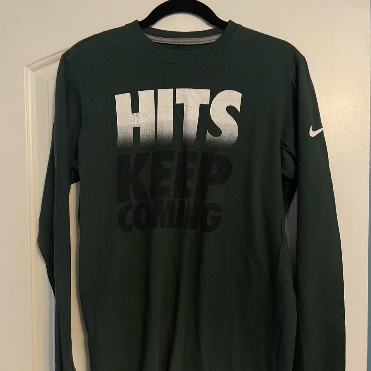 kinetic green nike shirt