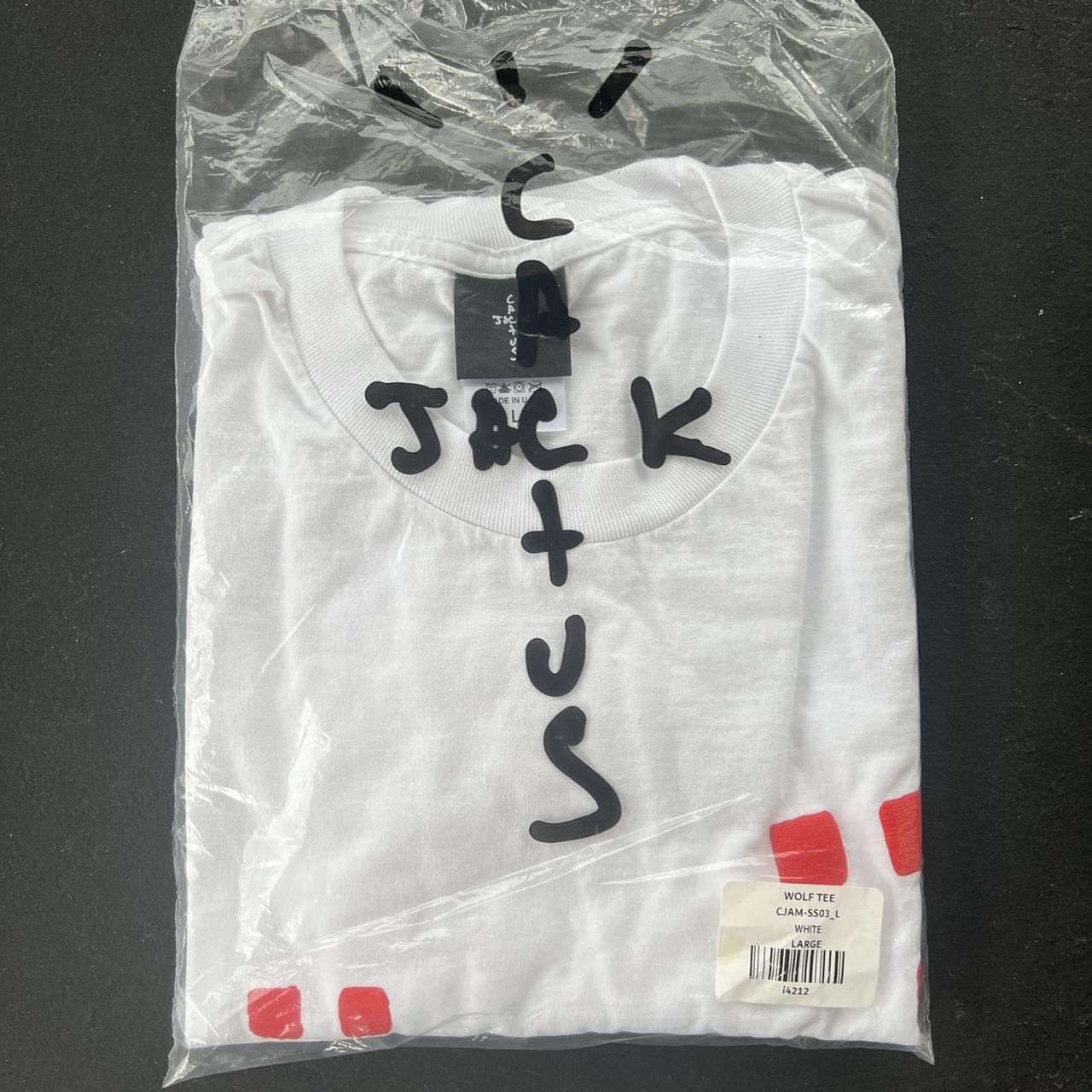 Travis Scott Cactus Jack Wolf T-shirt White