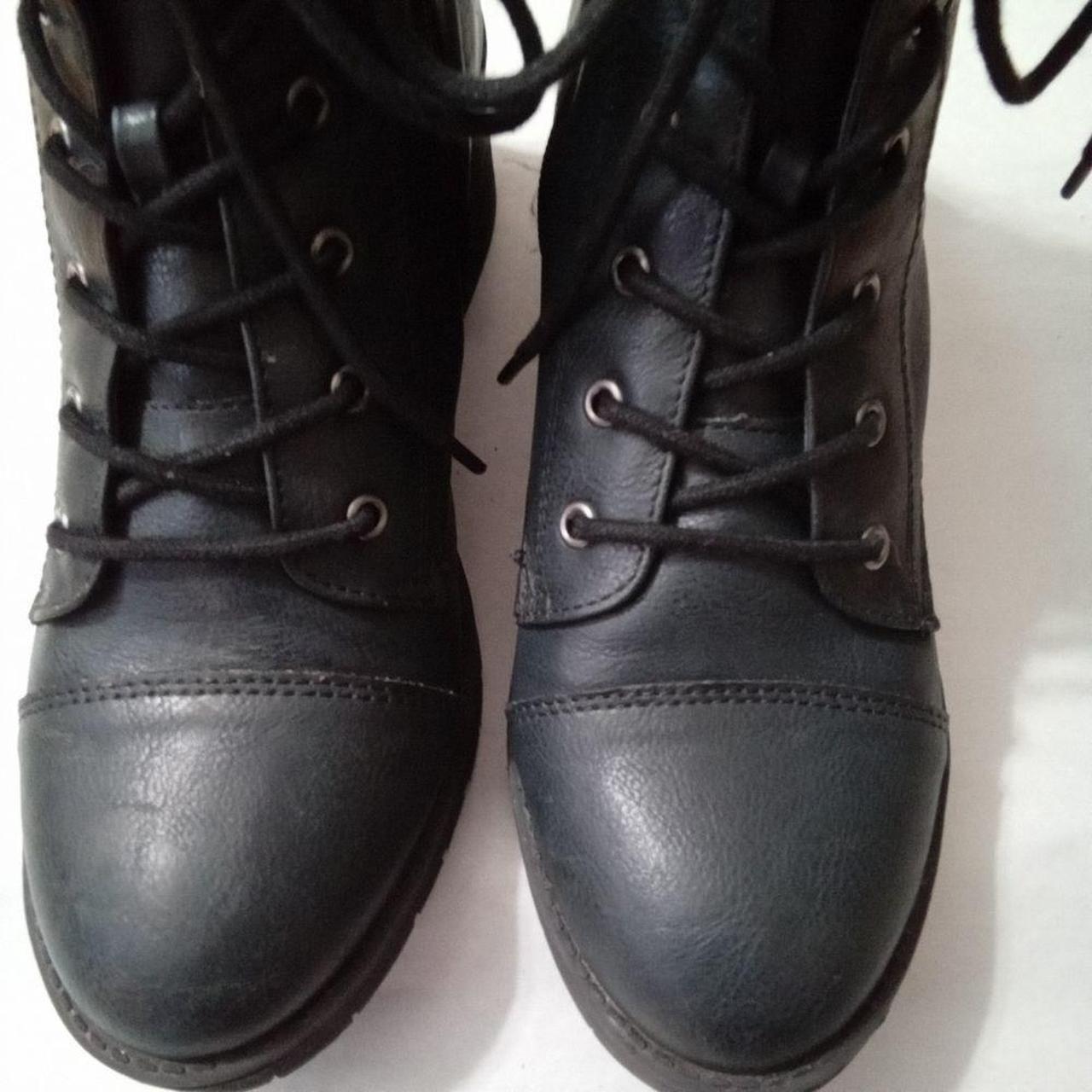 Rampage Kellin Boots Black Size 8.5M Lace Up and