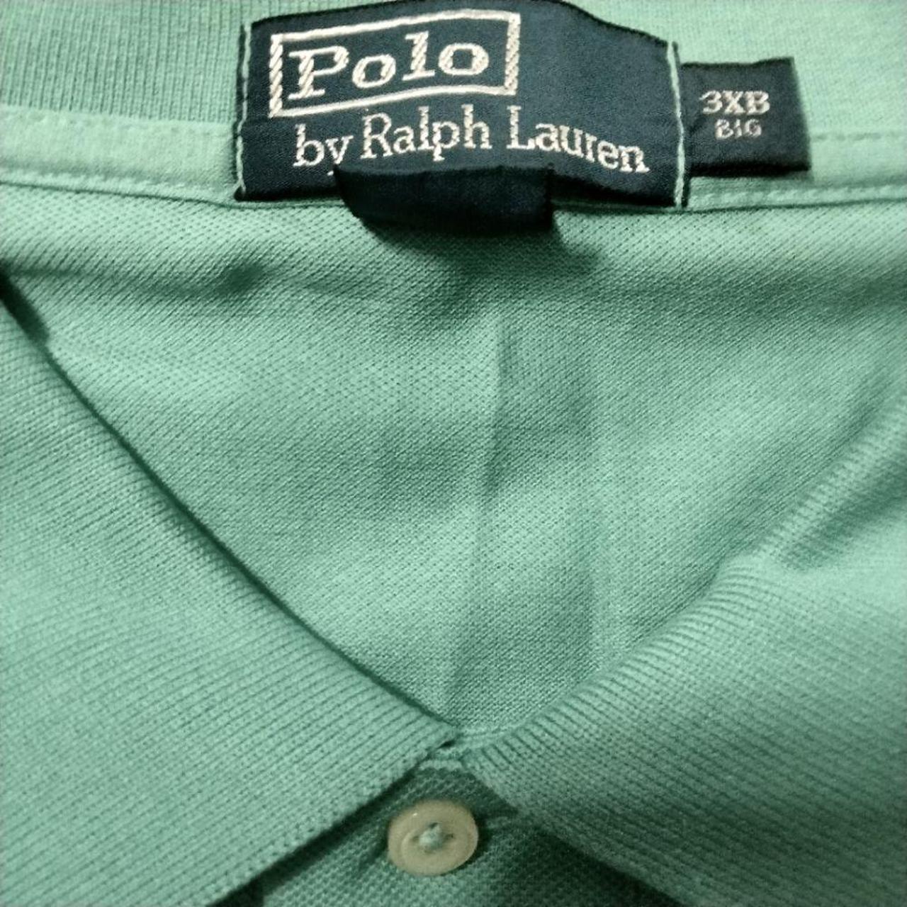 Polo by Ralph Lauren Polo Shirt Size 3XB Big Aqua - Depop