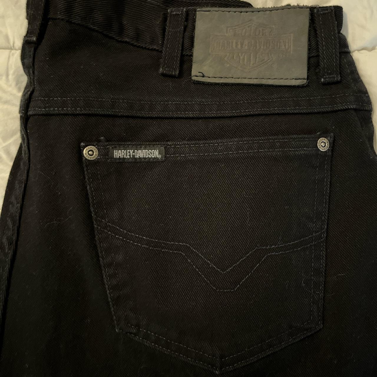Harley Davidson Men's Black Jeans | Depop