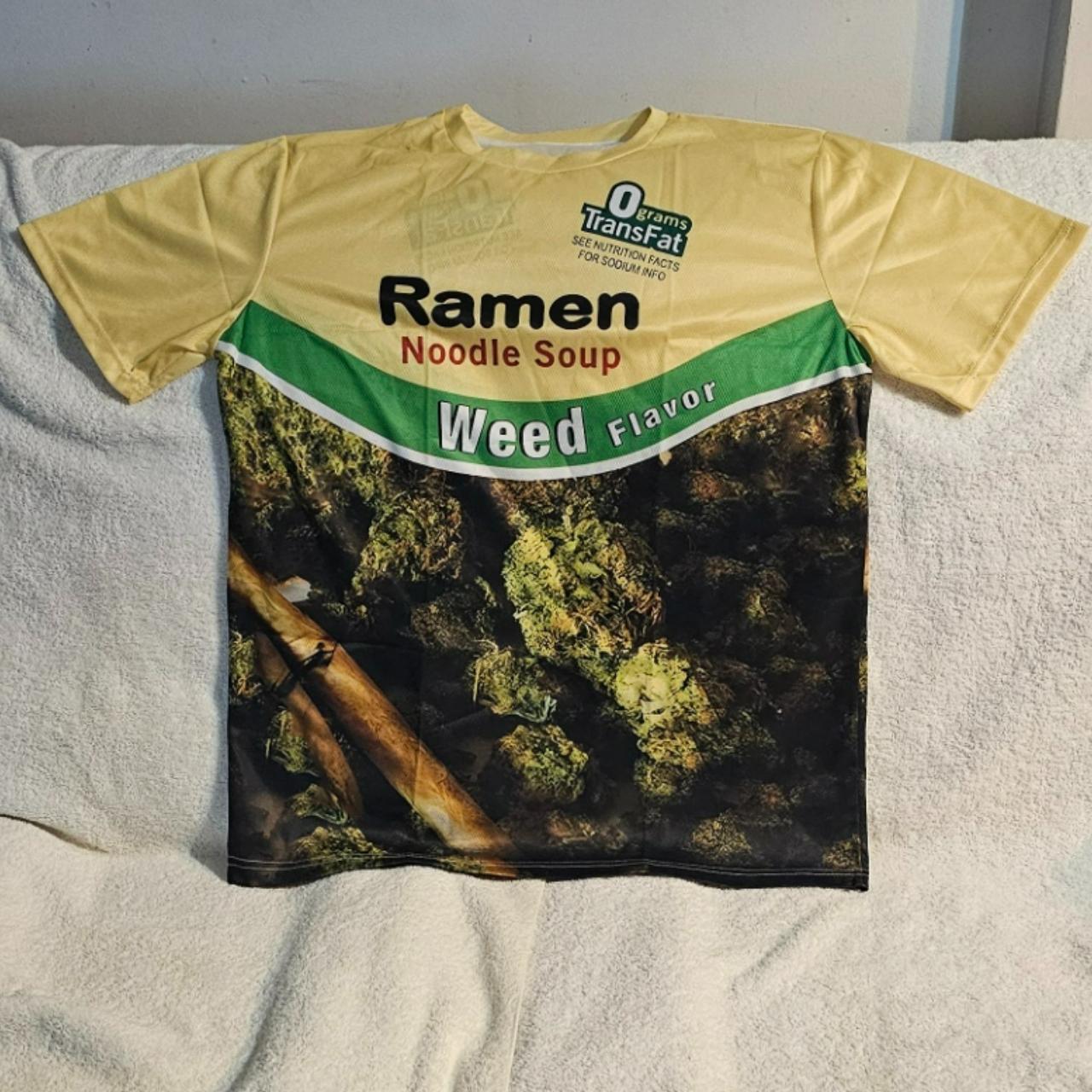 RAMEN NOODLE SOUP WEED FLAVOR MARIJUANA FUNNY HUMOR. Depop