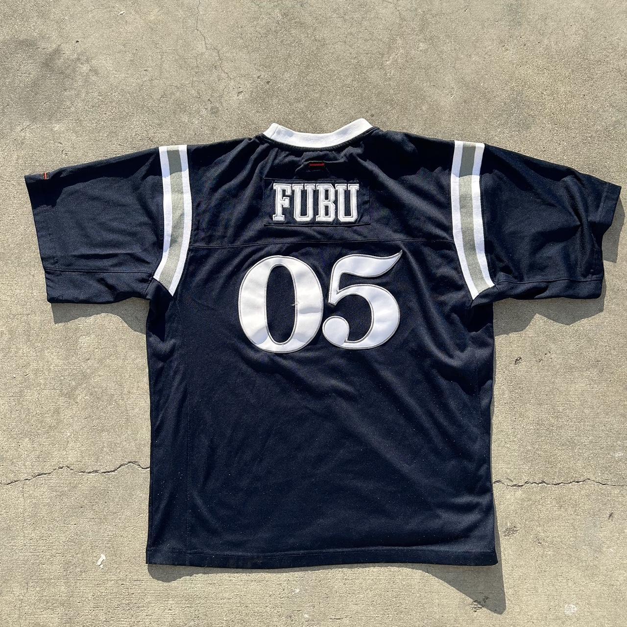 FUBU CORPORATE FOOTBALL JERSEY BLACK/WHITE/RED