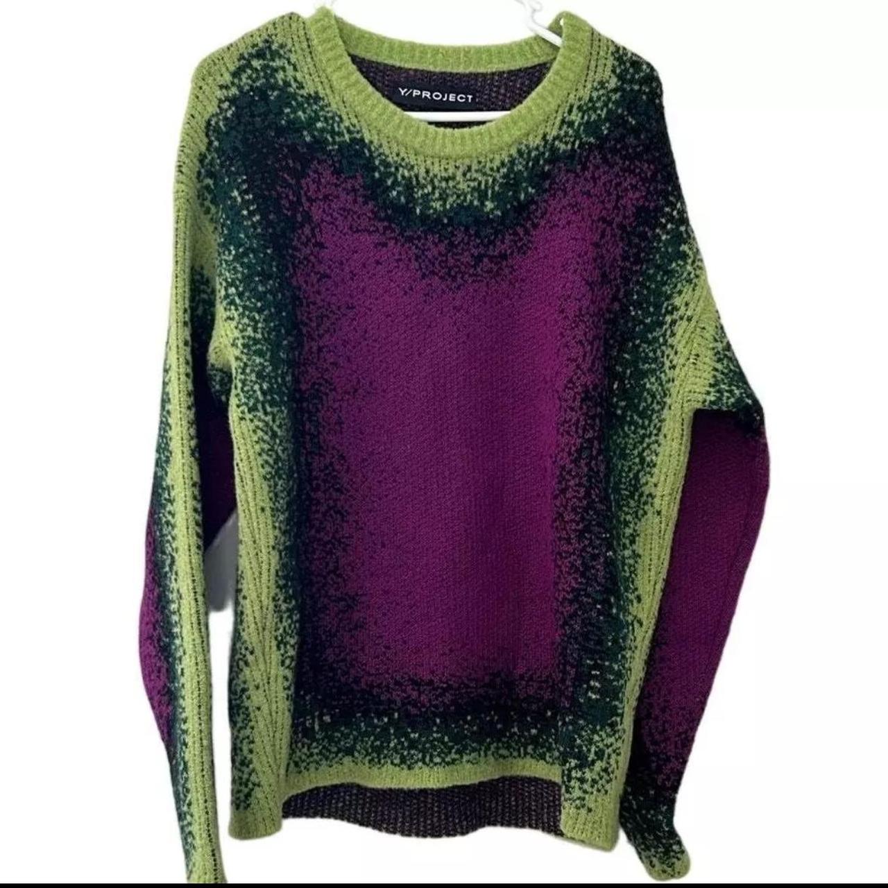 yproject gradient heavy knit sweater