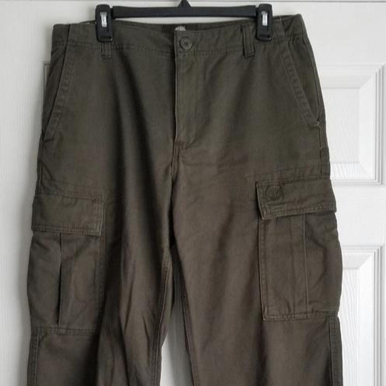 Timberland khaki cargo pants size 33 , measurements... - Depop