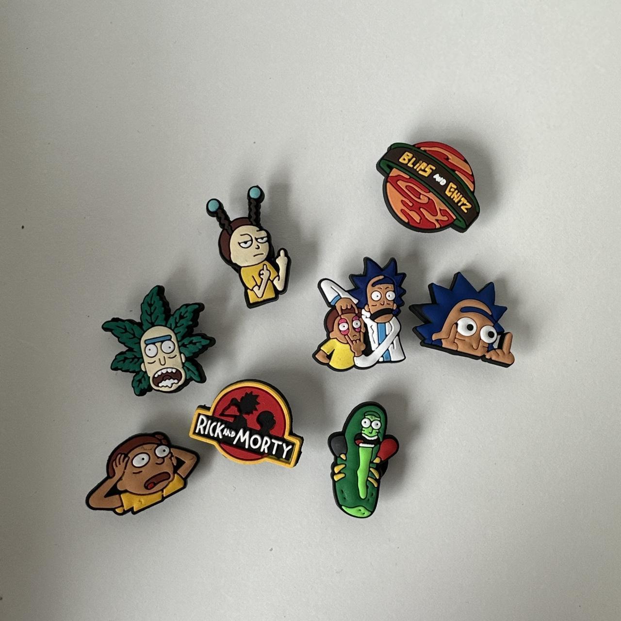 rick and morty croc charms