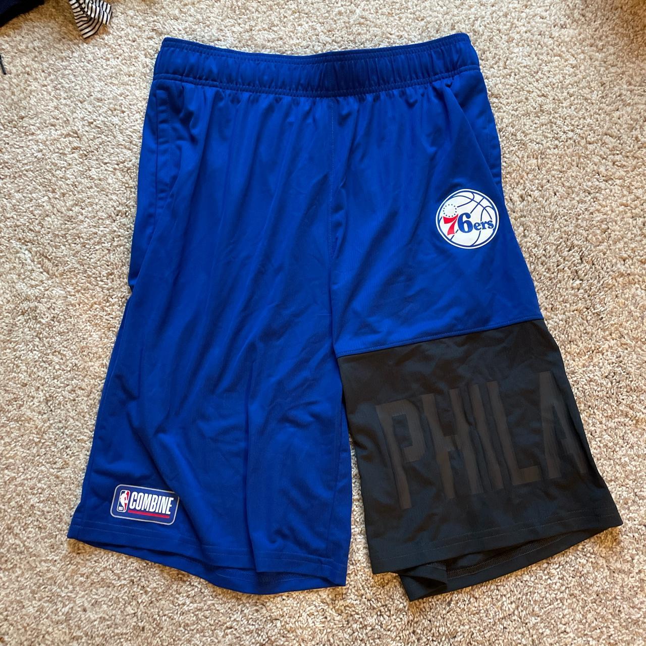 Blue under armour shorts loose fit - Depop