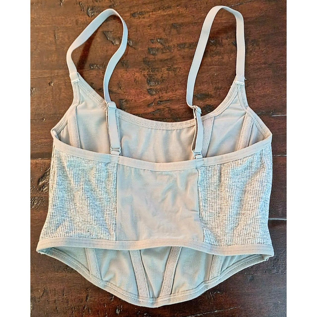 Source Unknown Women's Crop top - Grey - S – Cors… - image 6