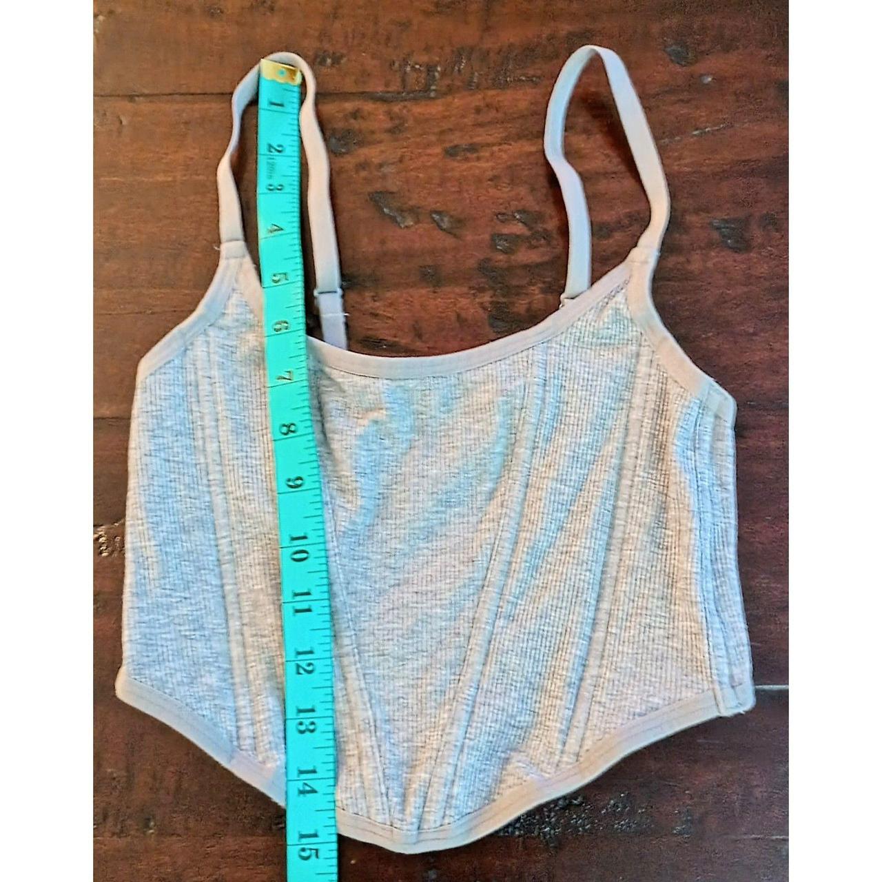 Source Unknown Women's Crop top - Grey - S – Cors… - image 3