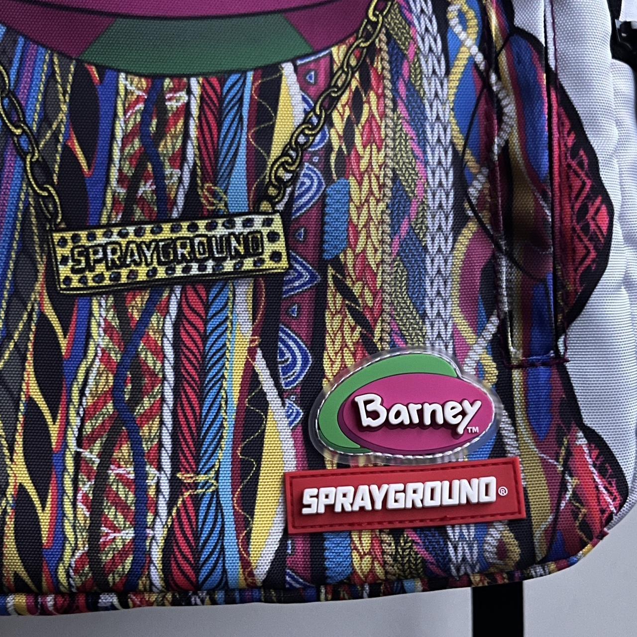 Sprayground Biggie Barney Backpack Depop