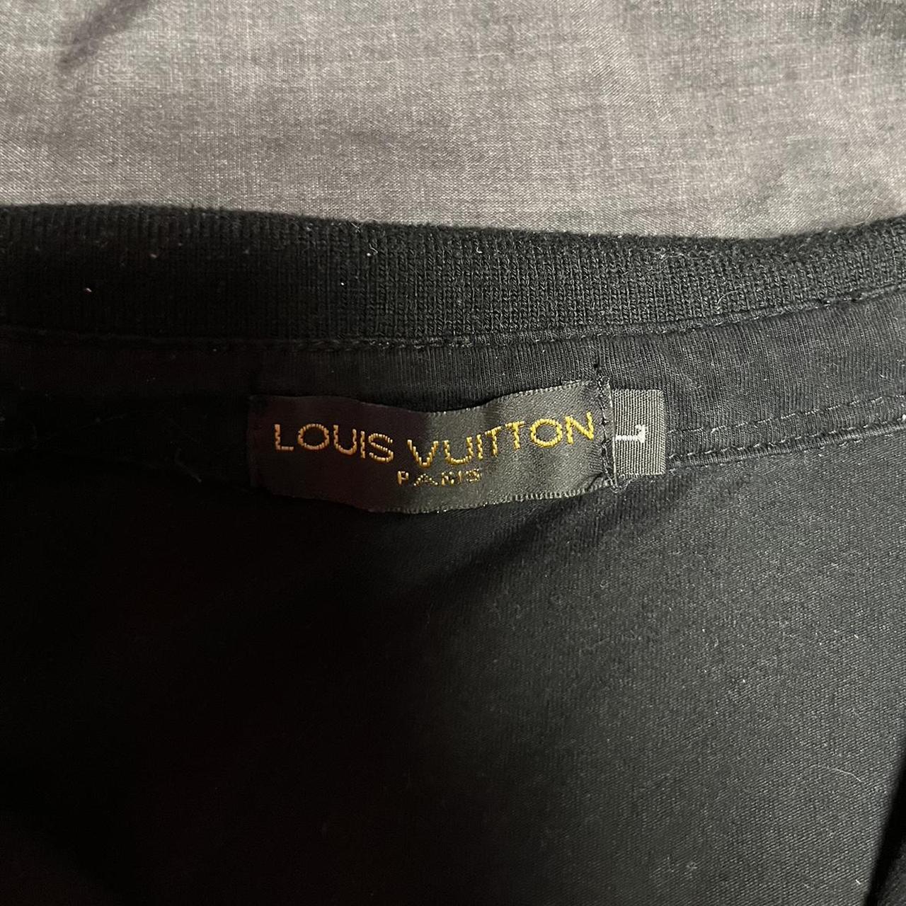 Louis Vuitton collared black and brown checkered - Depop