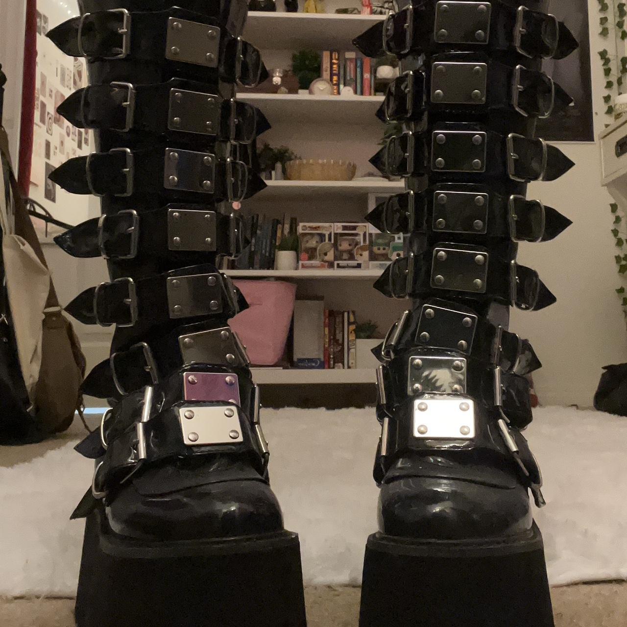 demonia mens platform boots