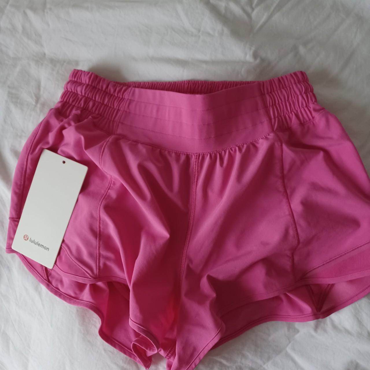 Sonic pink lululemon shorts. Bought for £48, I... - Depop
