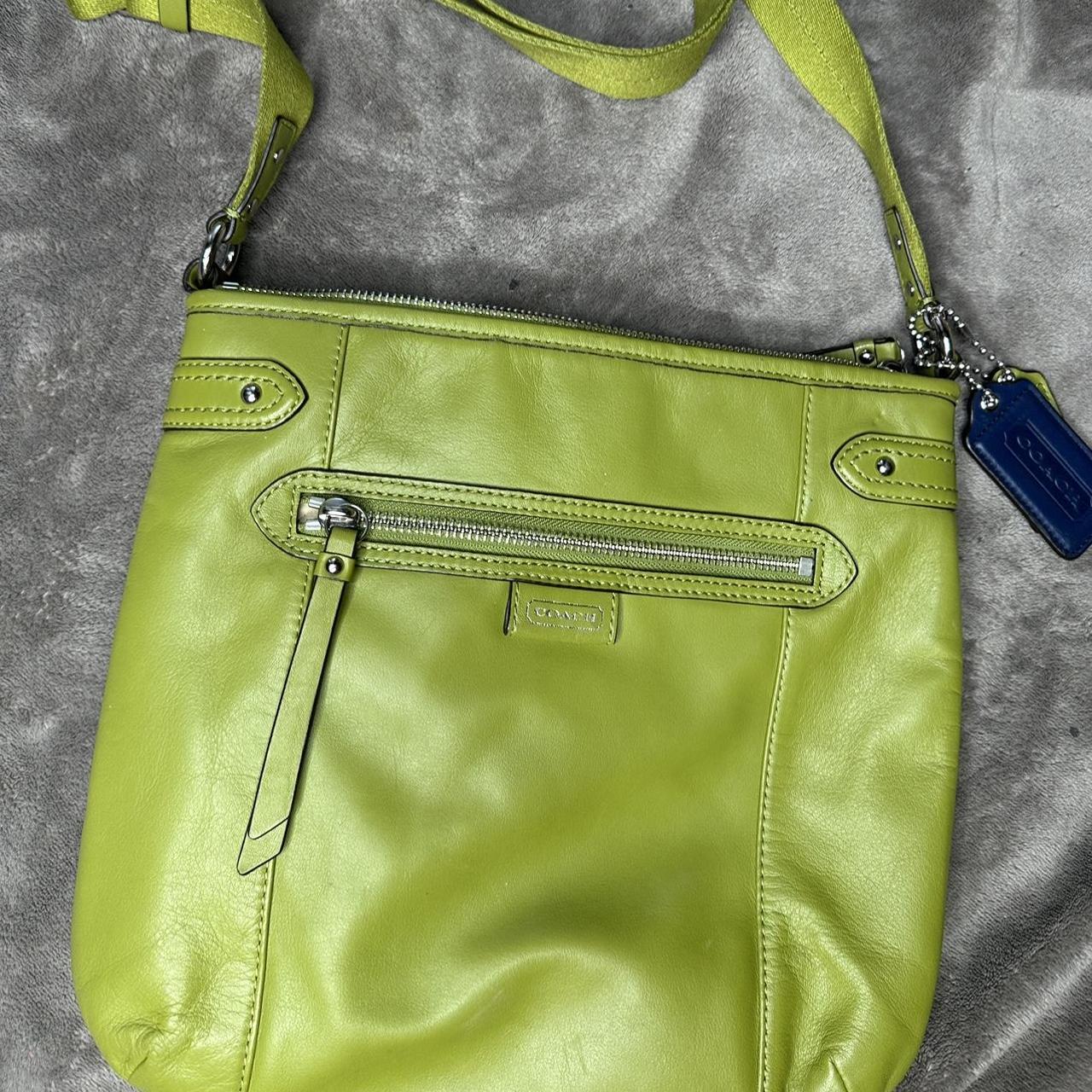 Coach purse  Coach purses, Green bag, Bags