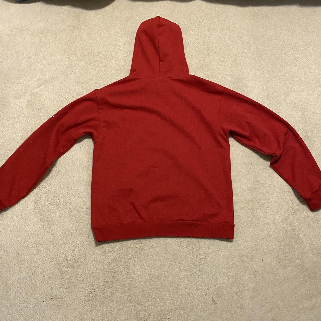 SP5DER HOODIE RED ANGEL NUMBER “555” • Medium • | Depop SP5DER HOODIE RED ANGEL NUMBER “555” • Medium • | Depop