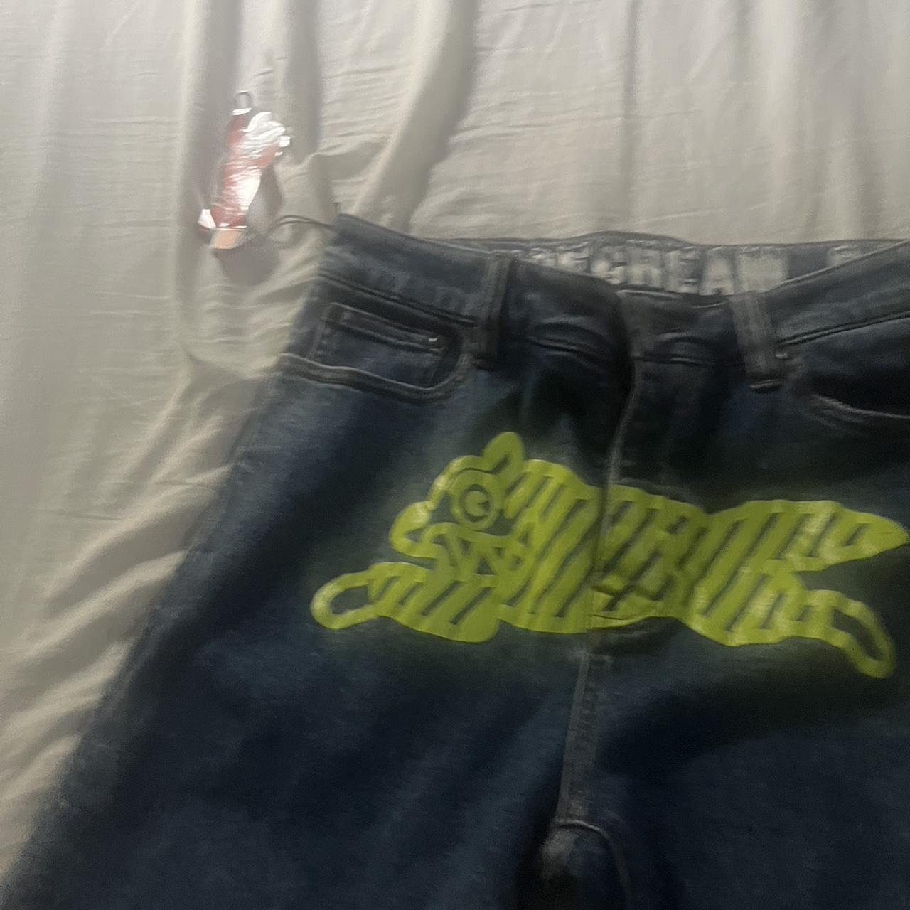 Ice Cream Men's Green Jeans Depop