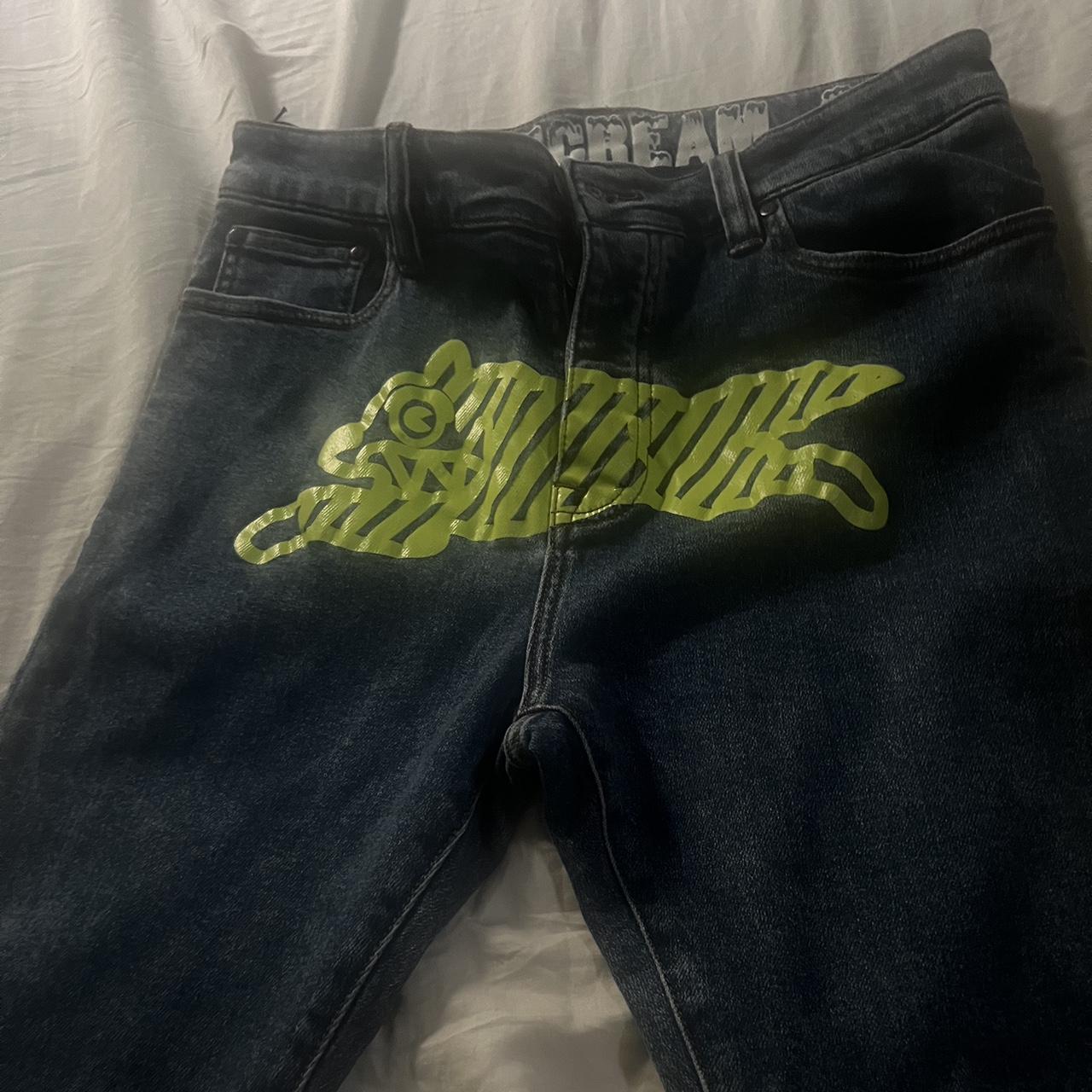 Ice Cream Men's Green Jeans Depop