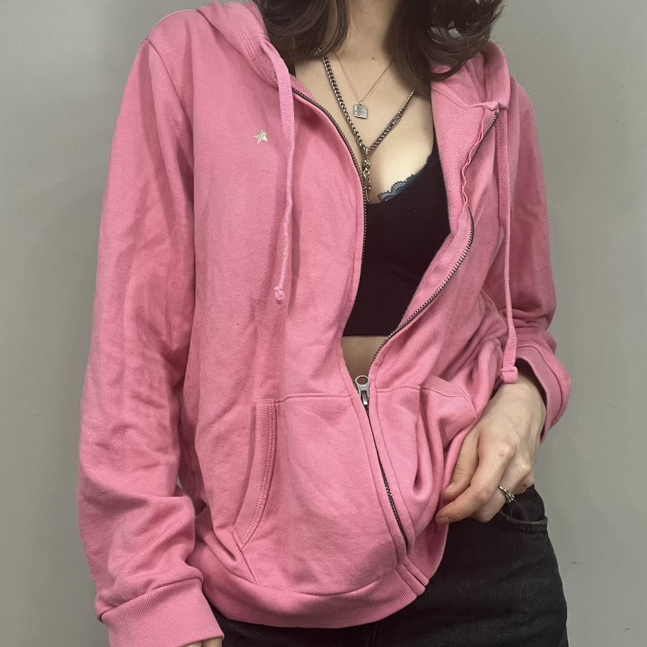 Gap Women's Pink Sweatshirt Depop