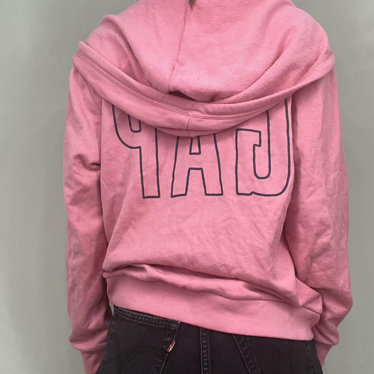 Gap Women's Pink Sweatshirt Depop